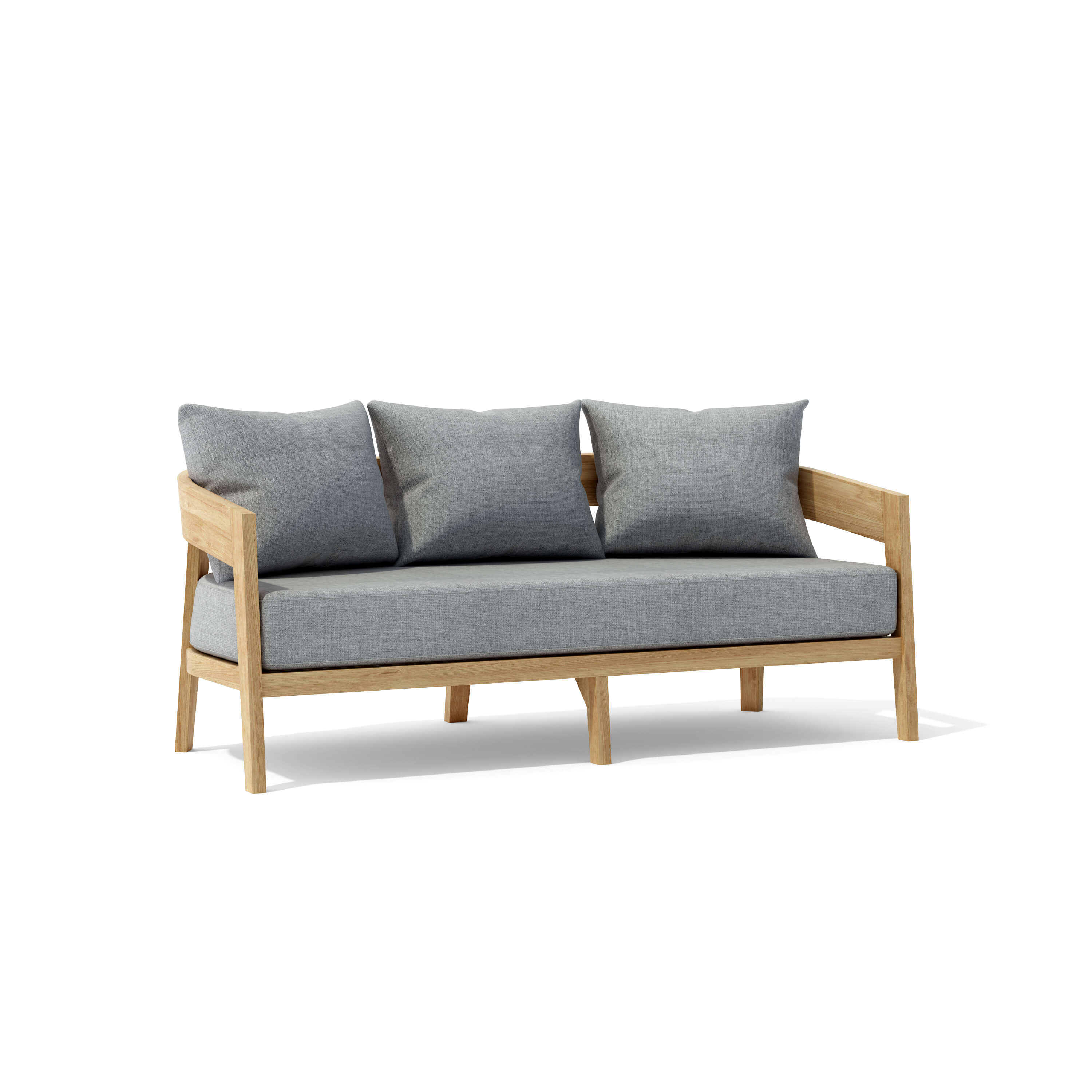 Premium Toscana 3-Seater Outdoor Sofa - Water-Resistant Patio Furniture with Cushions for Garden, Poolside & Backyard Relaxation