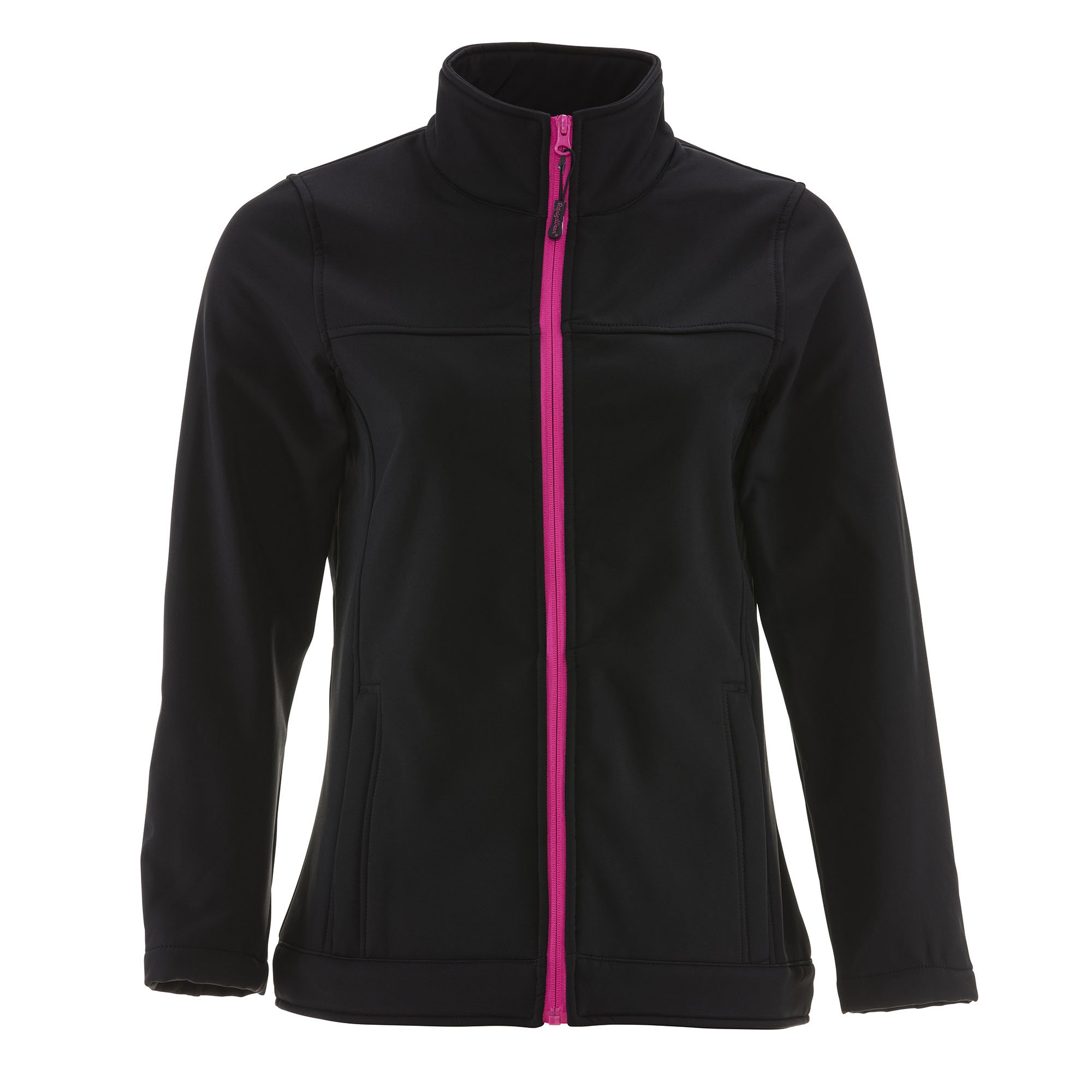 RefrigiWear Women's Warm Softshell Jacket - Full Zip Fleece Lined Winter Coat for Outdoor Work, Hiking & Cold Weather Activities