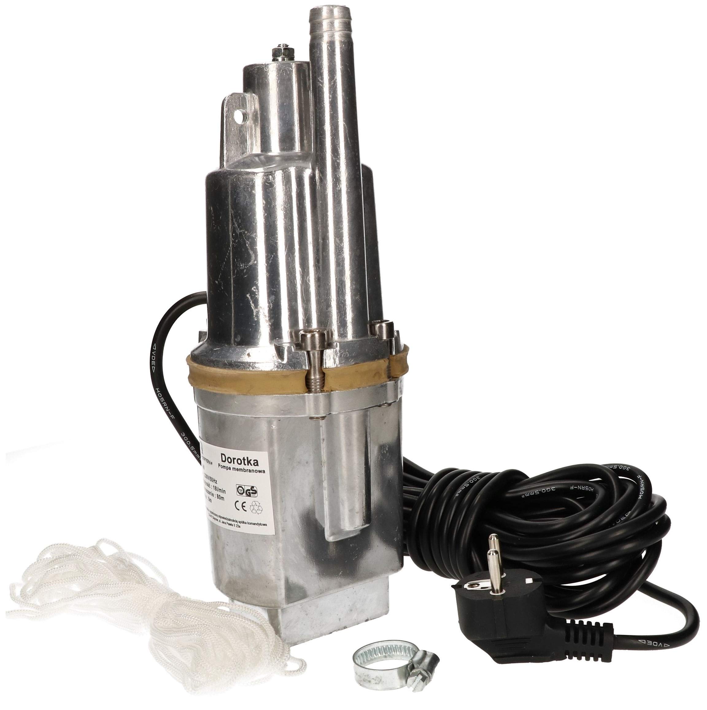 KOTARBAU® Submersible Diaphragm Water Pump for Freshwater Wells - Ideal for Home, Garden, and Agricultural Irrigation