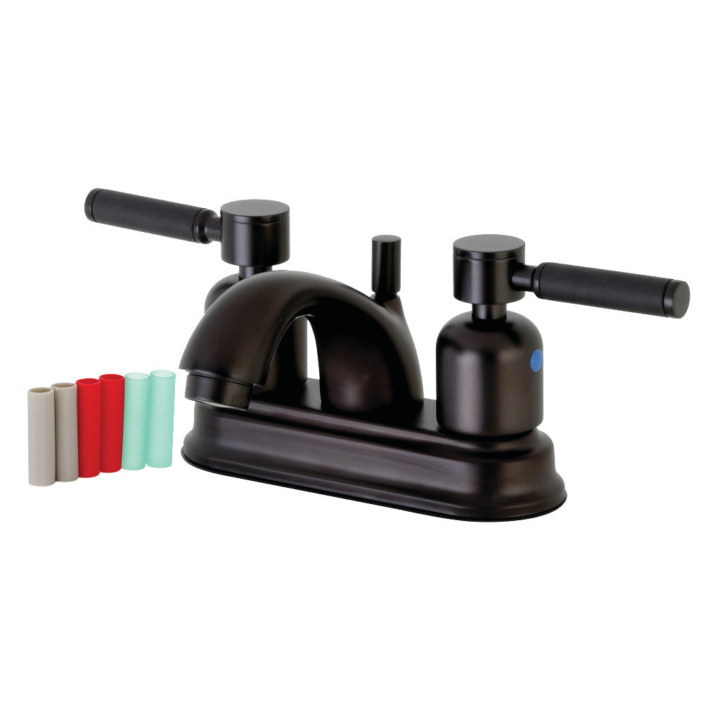 Kingston Brass FB2605DKL 4-Inch Centerset Bathroom Faucet - Chrome Finish for Vanity Sink, Perfect for Modern Bathroom Renovation and Home Upgrade