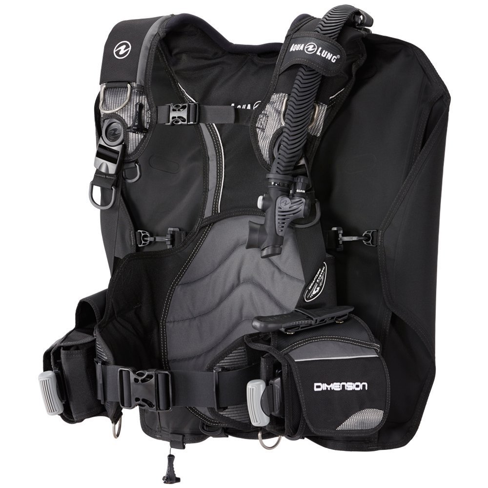 Aqua Lung Dimension Back Inflation BCD - Scuba Diving Buoyancy Control Device for Professional & Recreational Divers | Perfect for Underwater Exploration & Marine Adventures