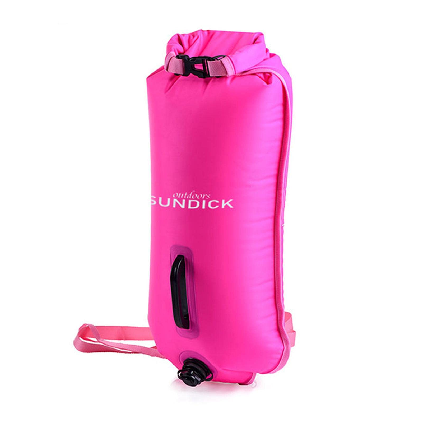 Swim Buoy & Dry Bag for Open Water Swimming – High Visibility Orange Safety Buoy for Adults & Kids – Triathlon Training Gear with Waterproof Storage – Perfect for Beach, Lake & Pool Workouts
