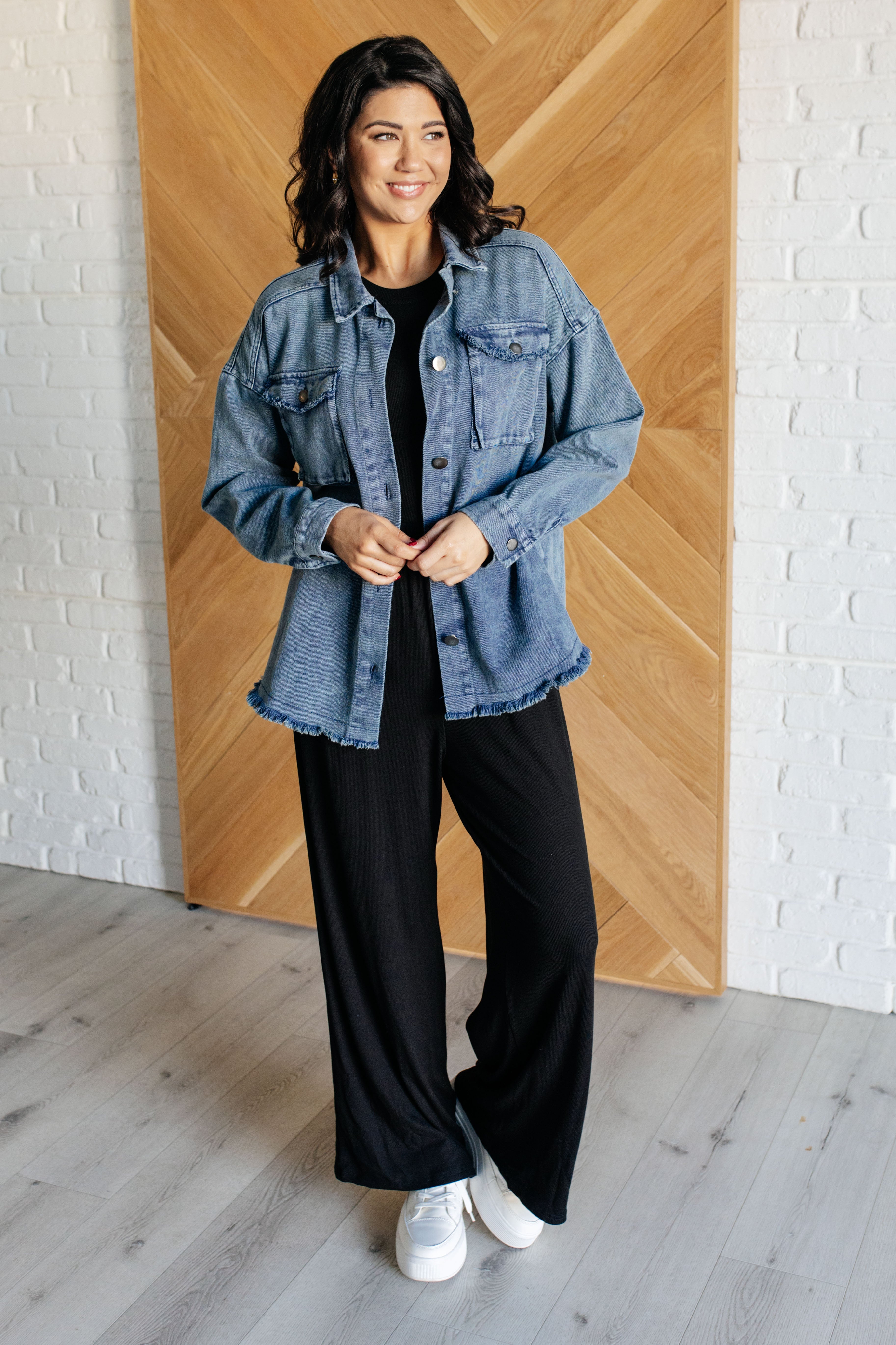 Hilary Wide Leg Jumpsuit for Women - Black Stretchy Comfortable Romper | Perfect for Casual Outings, Office Wear & Date Nights