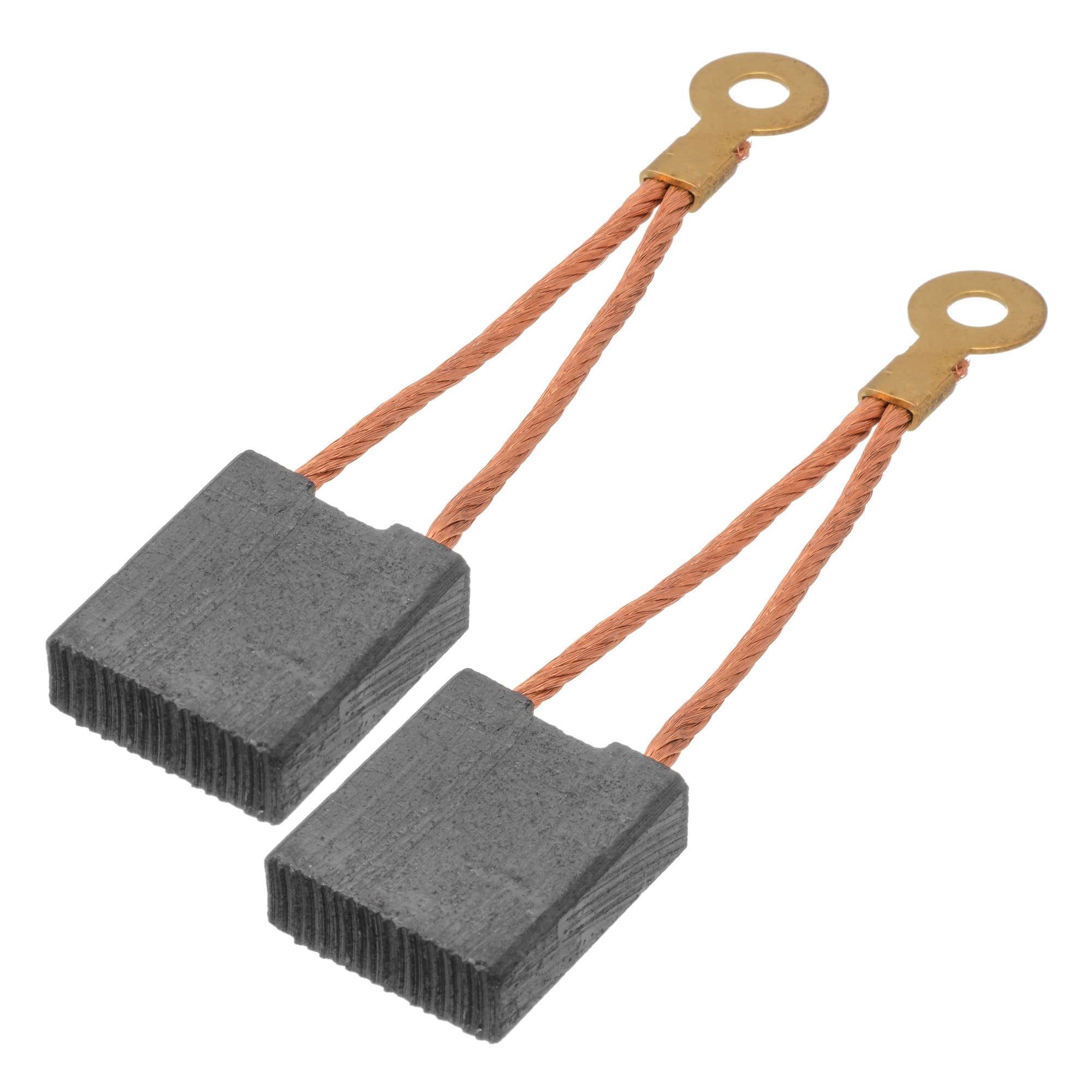 2pcs 7mm x 18mm x 21mm Carbon Motor Brushes with Copper Wire - Replacement Electric Motor Brushes for Power Tools, Grinders & Drills - Durable Graphite Brushes for Smooth Operation in DIY & Professional Use