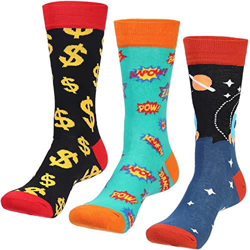 IBEILLI Men's Cotton Casual Funny Ankle Socks - Breathable No Show Socks for Everyday Wear - Perfect for Work, Gym & Outdoor Activities