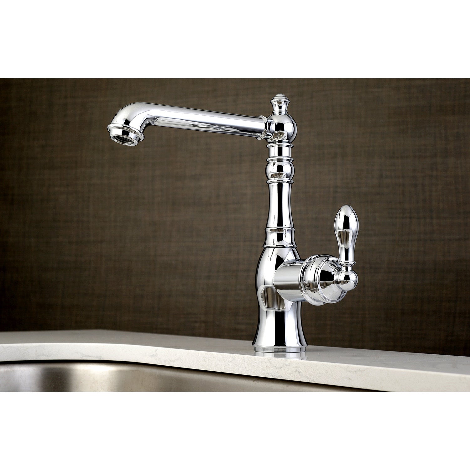 FSY7201ACL Single Handle Deck Mount Bathroom Faucet - 4