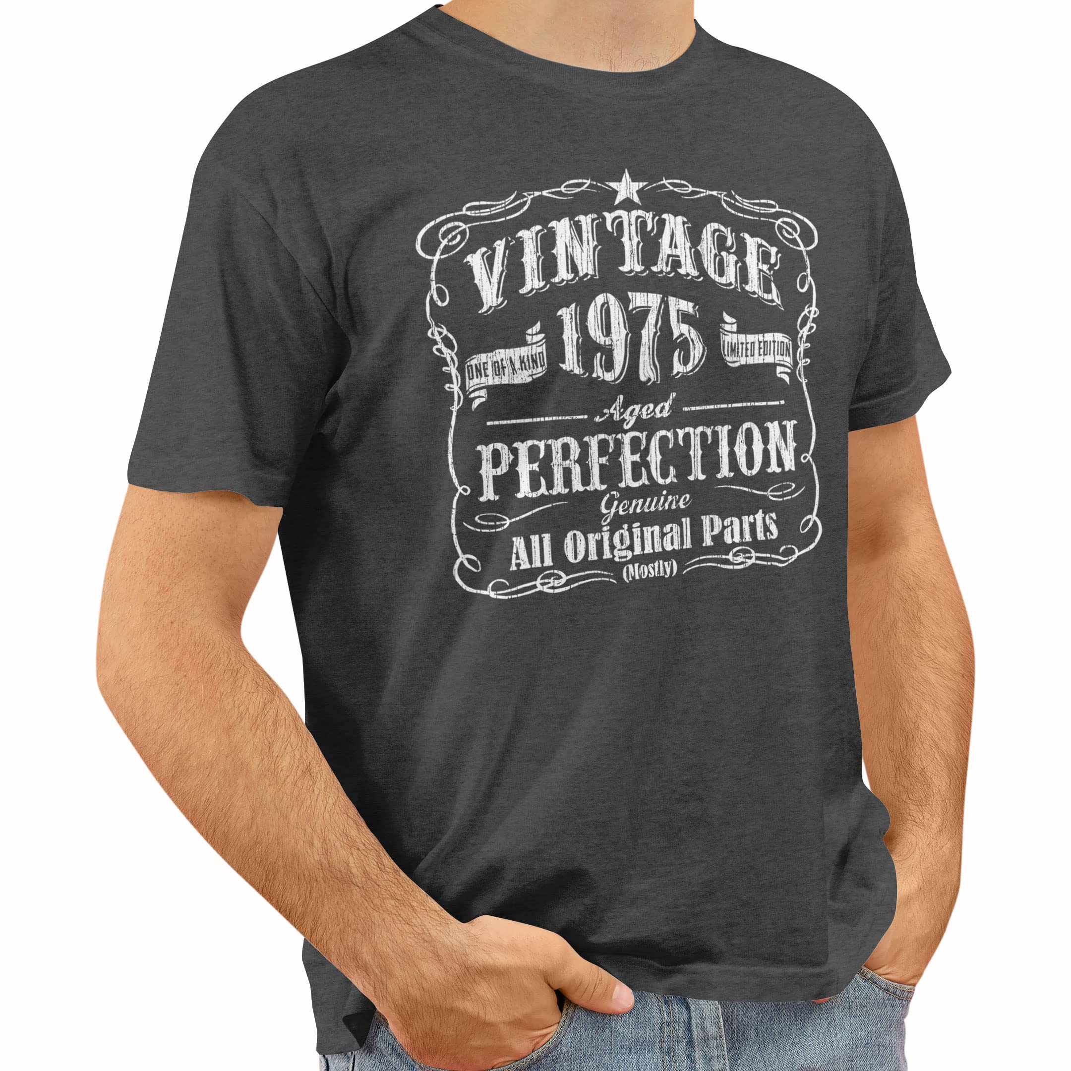 Vintage 1970s 52nd Birthday T-Shirt for Men - Funny 52 Year Old Gift Idea - Perfect for Birthday Parties & Retro Theme Celebrations