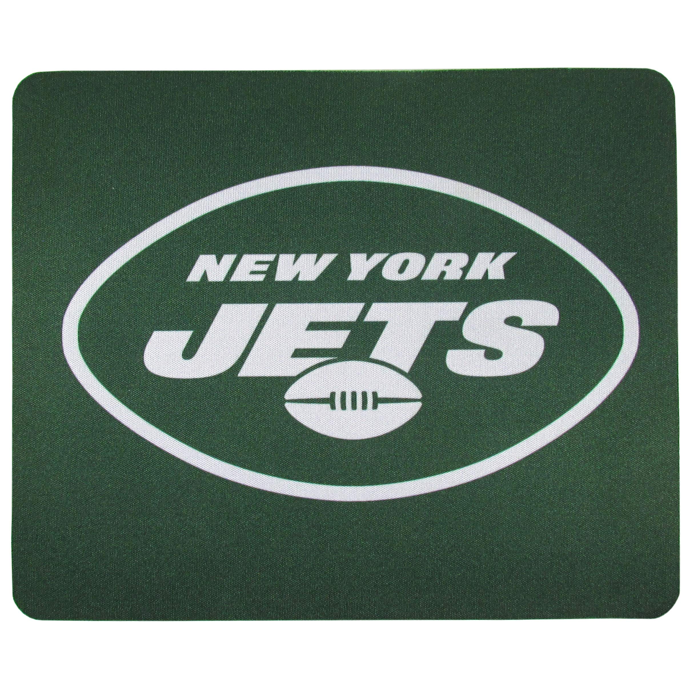 New York Jets NFL Logo Neoprene Mouse Pad - Non-Slip Gaming & Office Desk Mat for Football Fans - Perfect for Work, Gaming & Home Office Setup