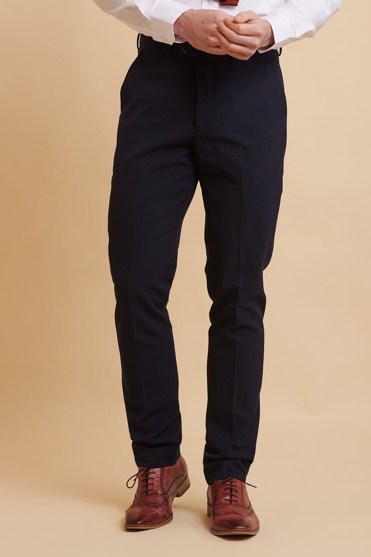 Premium BROMLEY Navy Double Breasted Suit for Men - Formal Business Attire Inspired by Jarrod Bowen - Perfect for Weddings, Office Meetings & Special Occasions