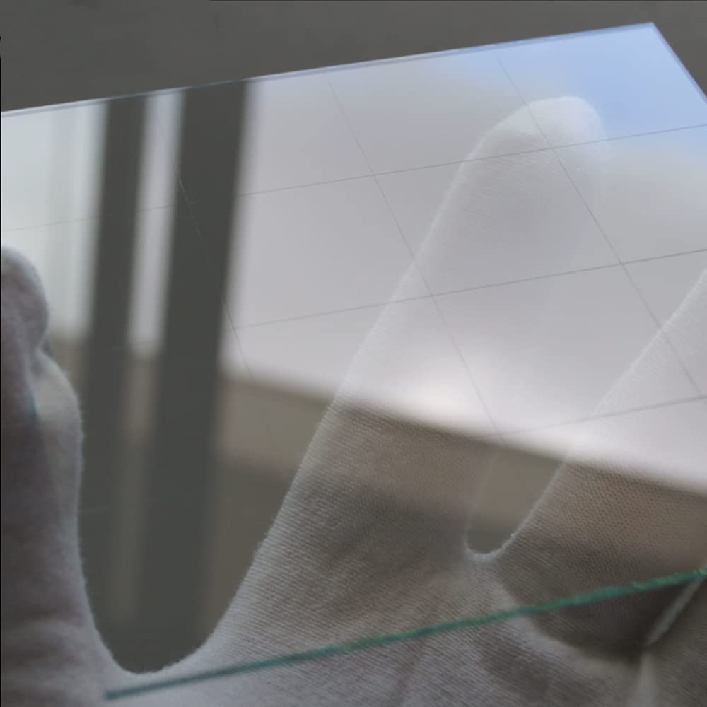 Premium Laboratory Glass Substrate - Soda Lime Silica Glass 1.1mm Thick - 10x10mm to 50x50mm Size Options (800pcs 10x10mm) - Ideal for Microscope Slides, Lab Experiments & Scientific Research