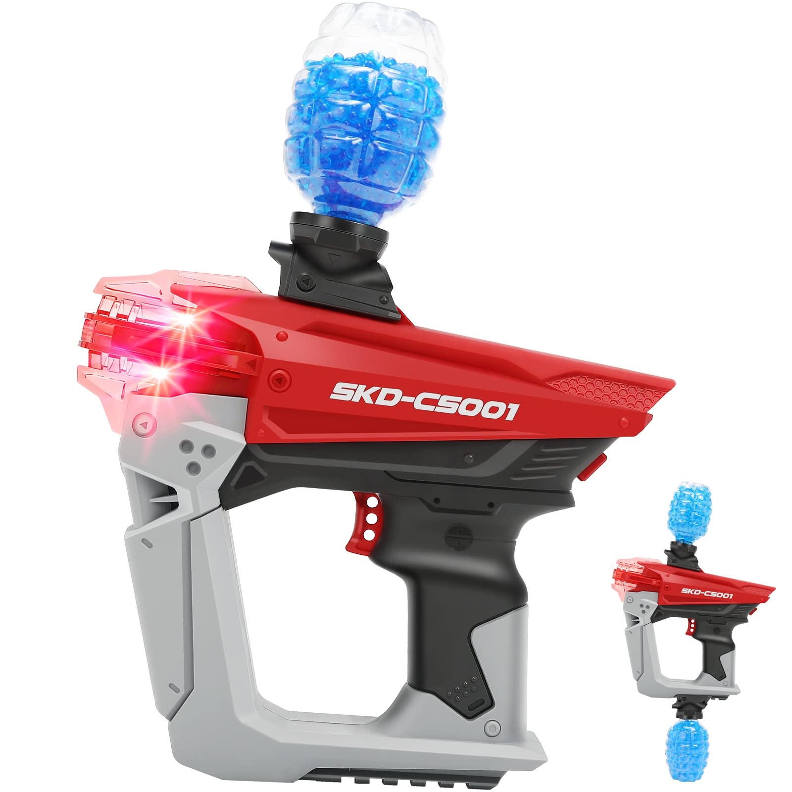 Electric Gel Ball Blaster Gun - Splatter Ball Gun with 50,000 Eco-Friendly Water Beads & Safety Goggles - Outdoor Shooting Game Toy for Kids, Teens & Adults Ages 9+ - Perfect for Birthday Gifts, Backyard Battles & Team Building Activities