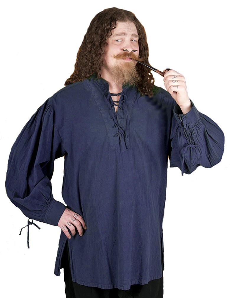 Authentic Pirate Shirt - Historically Accurate Privateer Costume Top for Men & Women | Perfect for Halloween, Cosplay, Renaissance Fairs & Pirate Themed Parties
