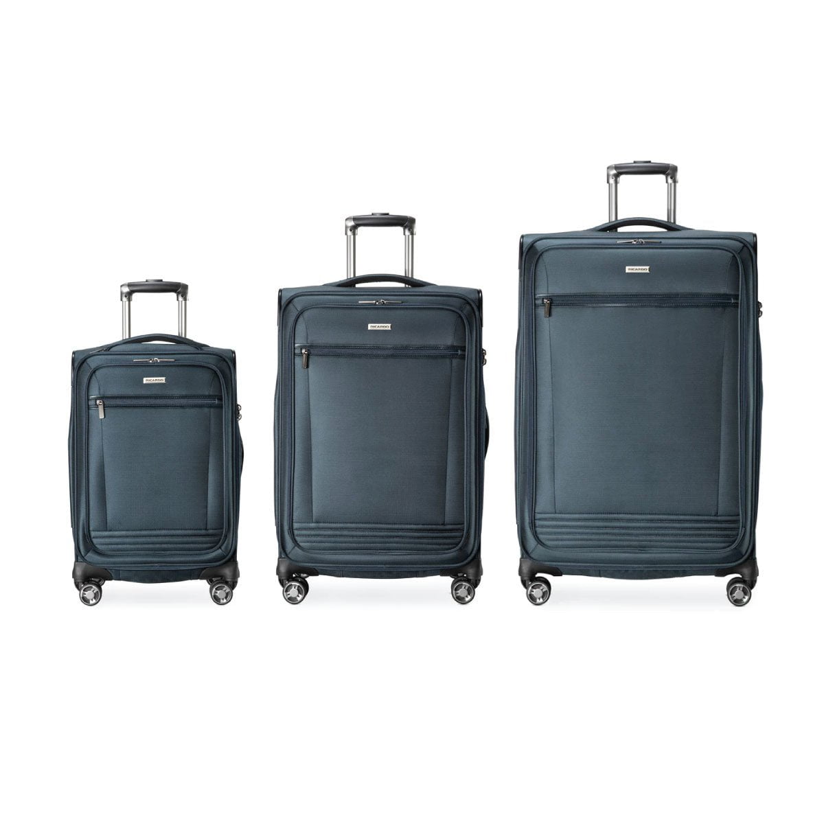 Ricardo Beverly Hills Avalon Spinner 3-Piece Luggage Set - Lightweight Expandable Suitcase with 360° Wheels for Travel, Business Trips & Family Vacations