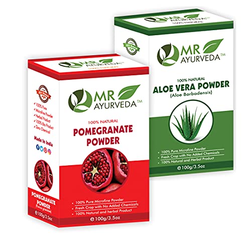 Pomegranate Peel Powder + Aloe Vera Powder