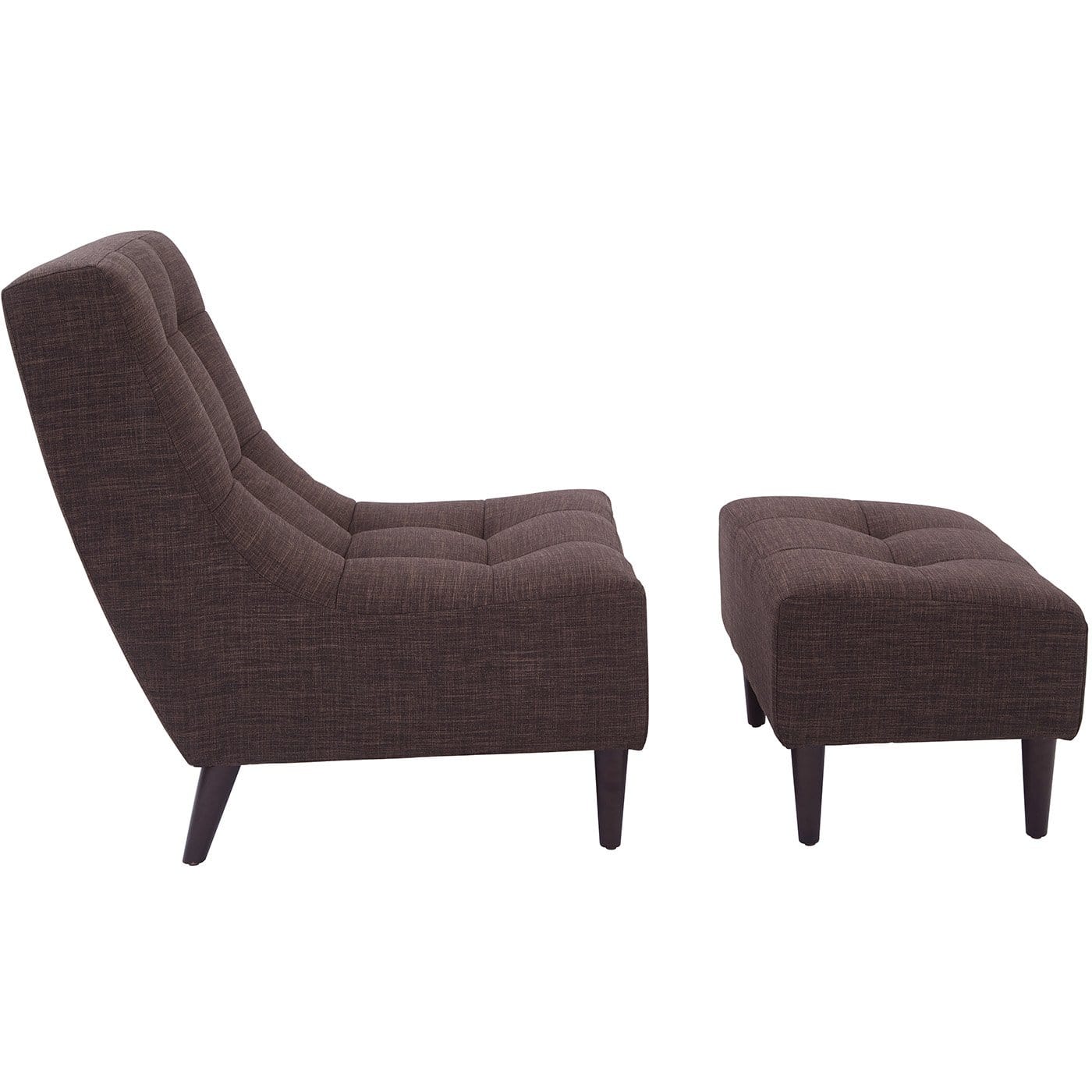 OSP Accents Hudson Chair Milford [HDS51] - Modern Upholstered Dining Chair with Wooden Legs - Perfect for Home, Office, and Restaurant Use