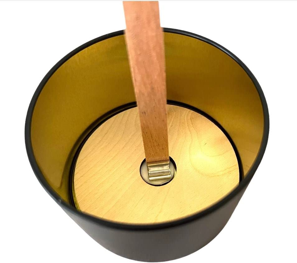 Premium Wooden Wick Centering Tool for Single Wick Candles - 1-Wick Stabilizer & Cotton Wick Holder (3.75
