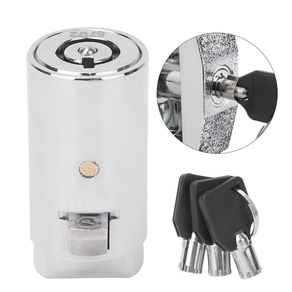 High Security Vending Machine Lock - Zinc Alloy Single Key Cylinder Lock with Keys for Snack & Coffee Vending Machines | Durable Replacement for Commercial Vending Equipment