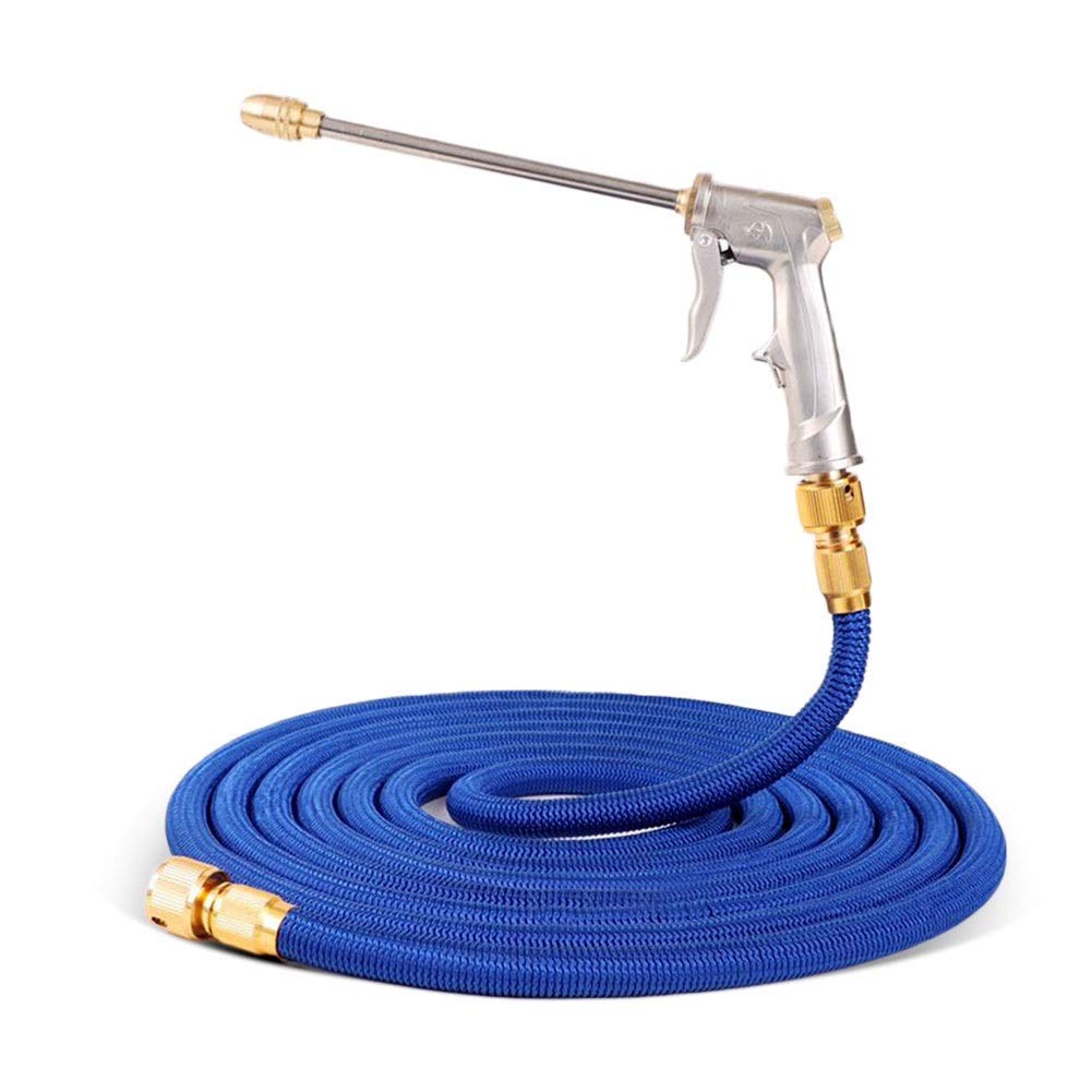 High Pressure Garden Hose Washer with Adjustable Nozzle - Heavy Duty Water Sprayer for Lawn, Car Washing & Outdoor Cleaning
