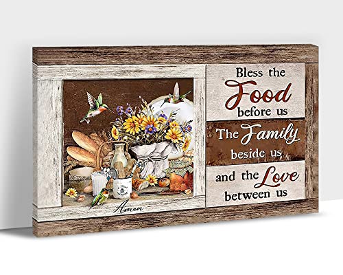 Rustic Kitchen Canvas Framed-12