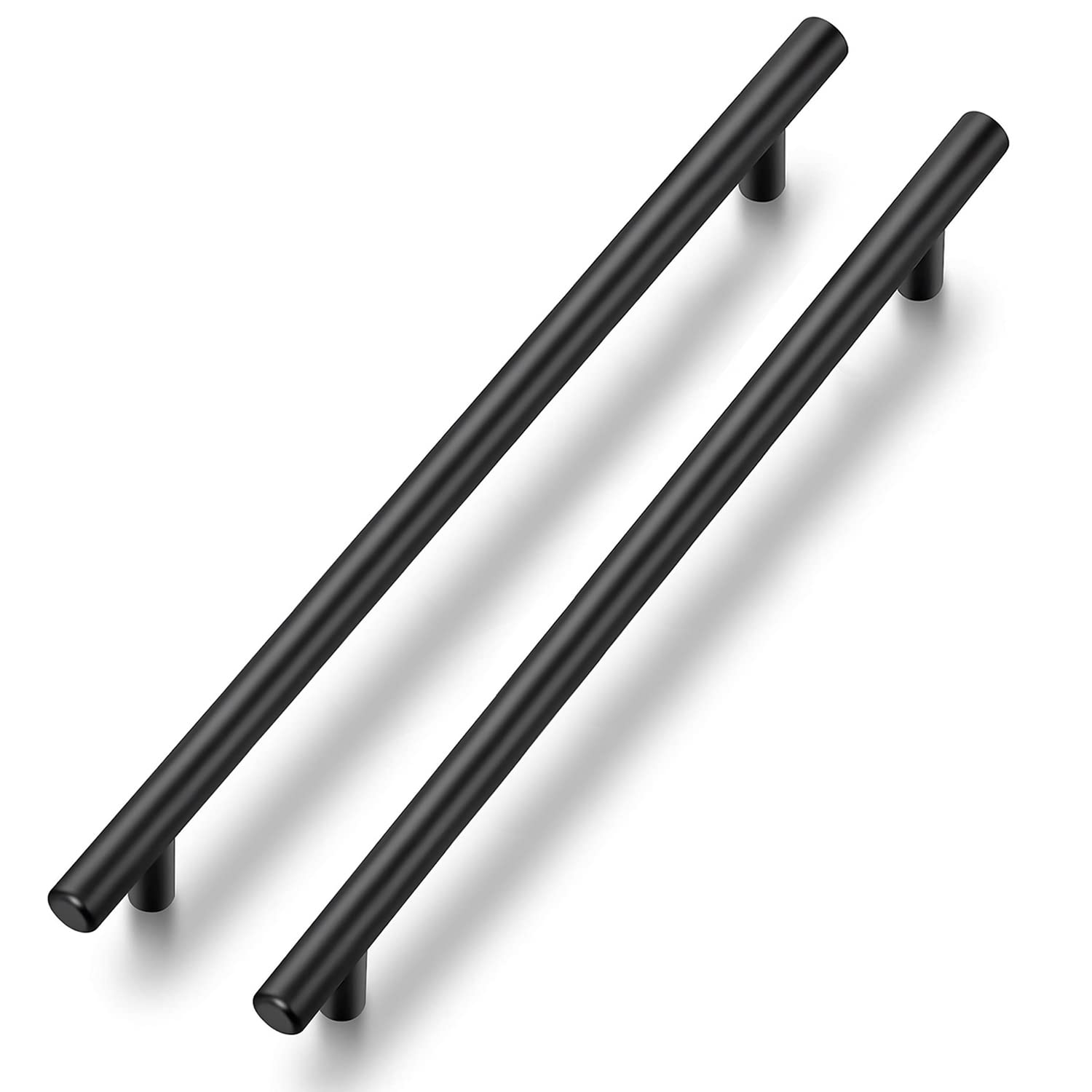 Ravinte Black 10 Pack 8-4/5 Inch Cabinet Pulls - Matte Black Kitchen Cabinet Handles & Modern Drawer Pulls - Durable Black Hardware for Kitchen Cabinets, Dressers & Furniture - Easy Installation for Home Renovation & DIY Projects