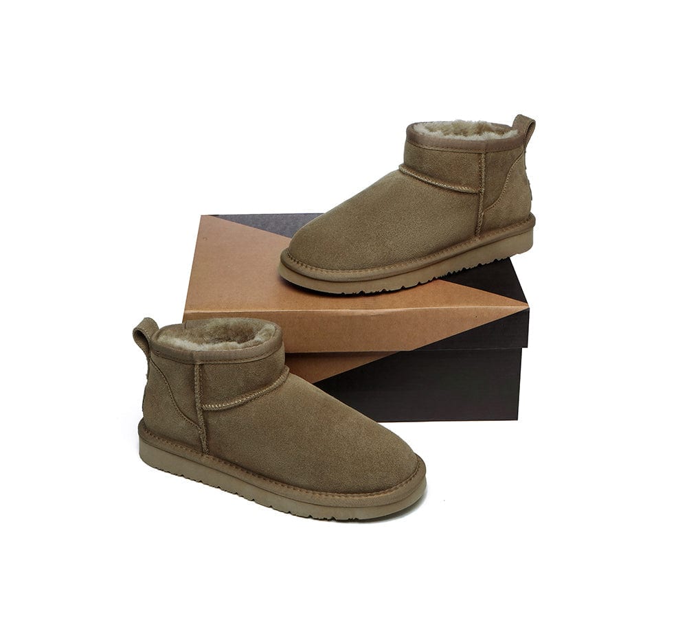 Australian Shepherd® UGG Boots - Genuine Sheepskin Wool Ankle Boots for Women | Cozy Winter Shoes for Indoor & Outdoor Wear
