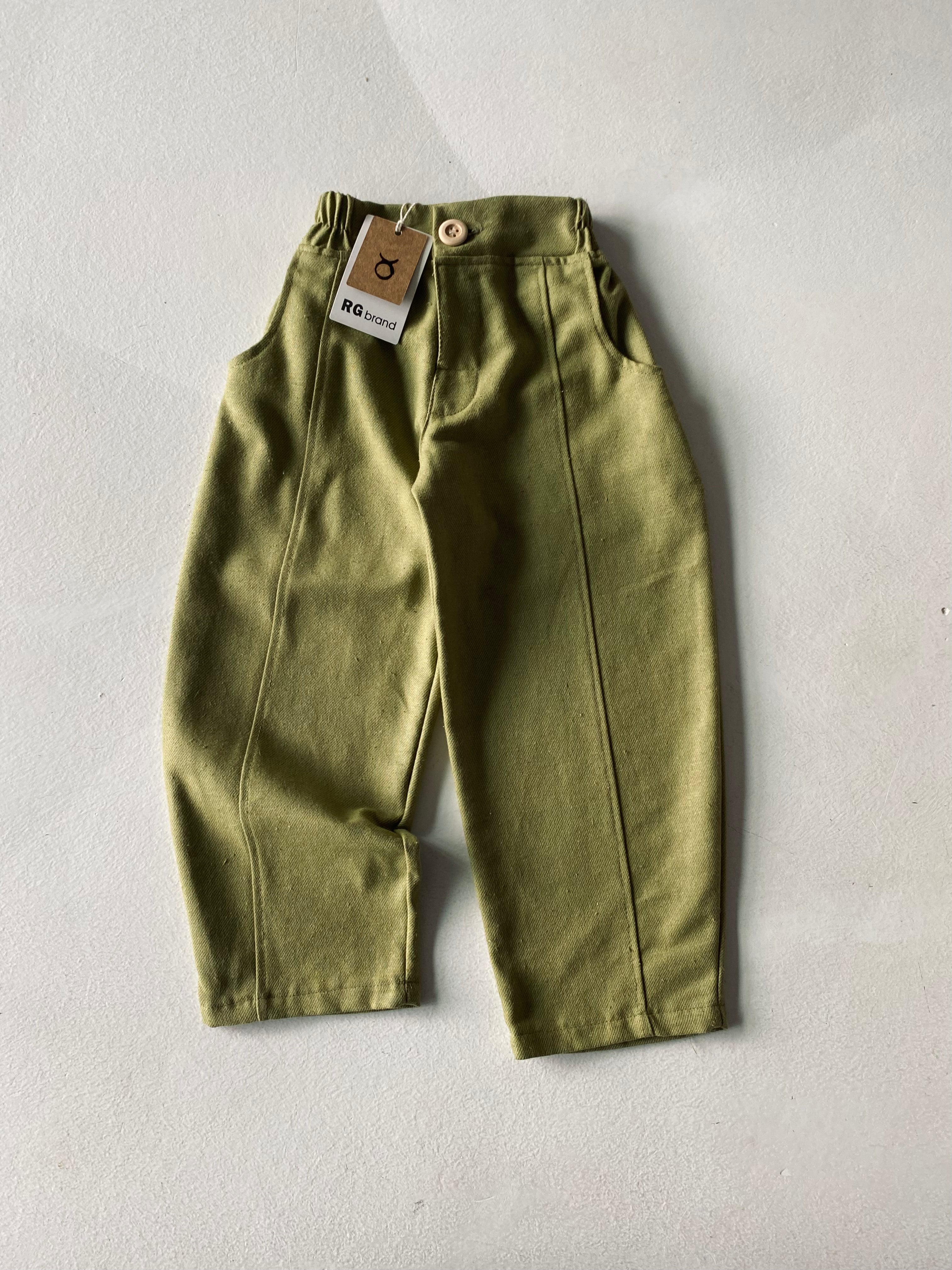 Boys' Linen Loose Fit Pants for Kids Age 3-9 | Comfortable Summer Playwear for Outdoor Activities & Casual Wear