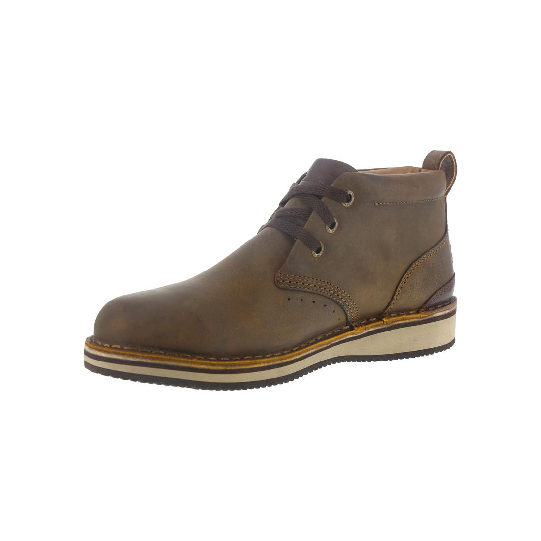 Prestige Point Steel Toe Work Boots for Men - Brown Safety Shoes for Construction, Warehouse & Outdoor Work | Durable & Comfortable Work Boots