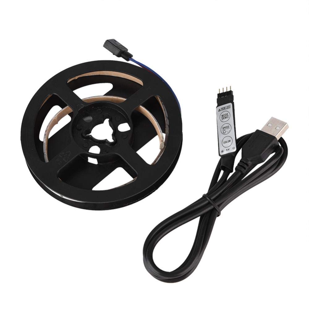 Wendry 50cm USB RGB LED Strip Lights - Waterproof Flexible Soft Lighting for Computer Case, Game Console, TV Backlight Decoration | Perfect for Gaming Setup, Home Theater & Room Ambiance