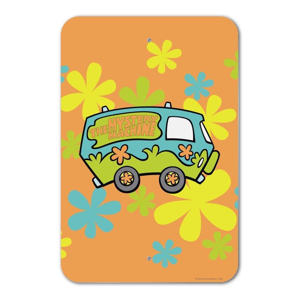 Scooby-Doo The Mystery Machine Metal Sign - Vintage Cartoon Wall Decor for Home, Office, Bar & Man Cave - Perfect Gift for Fans & Collectors