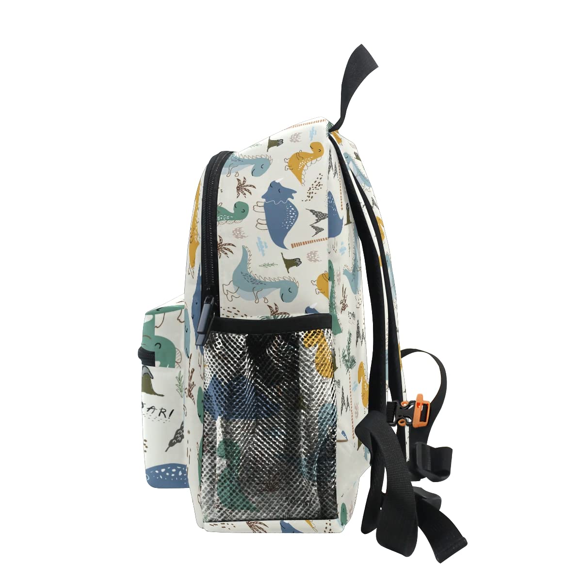 Dino Kids Backpack - Dinosaur School Bag for Toddlers & Preschoolers - Travel & Nursery Use