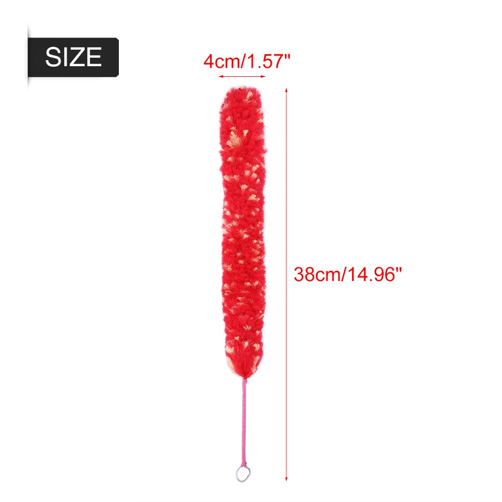 Premium Nylon Flute Cleaning Brush - Durable & Practical Flute Cleaner for Small Bowls with Flutes (Red) - Perfect for Instrument Maintenance & Music Accessories Care