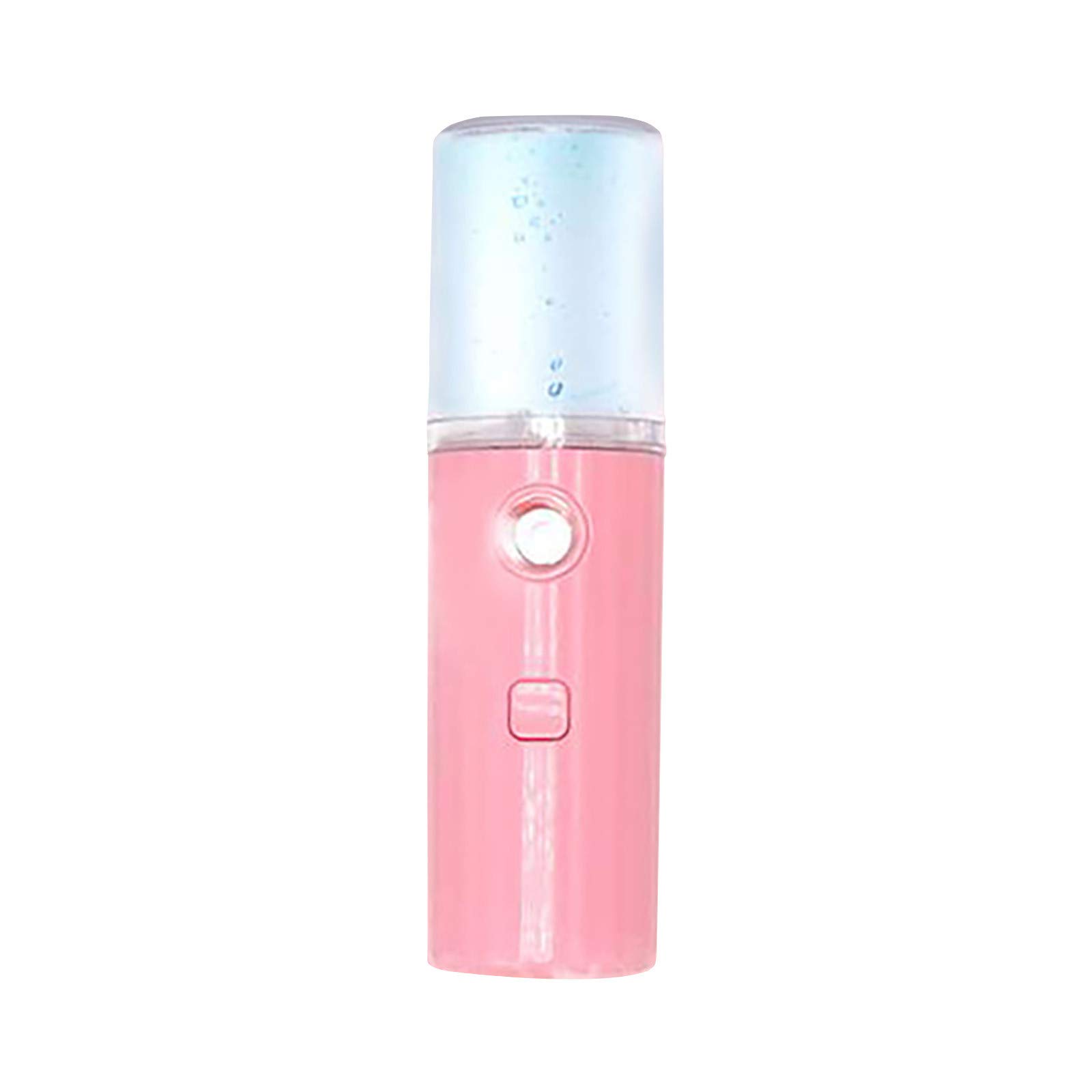 WIMONY Nano Facial Mister 30ml - Portable Mini Face Mist Sprayer with USB, Handy Moisturizing Atomizer for Skin Care, Makeup & Eyelash Extensions (Pink) | Perfect for Travel, Office & Daily Hydration