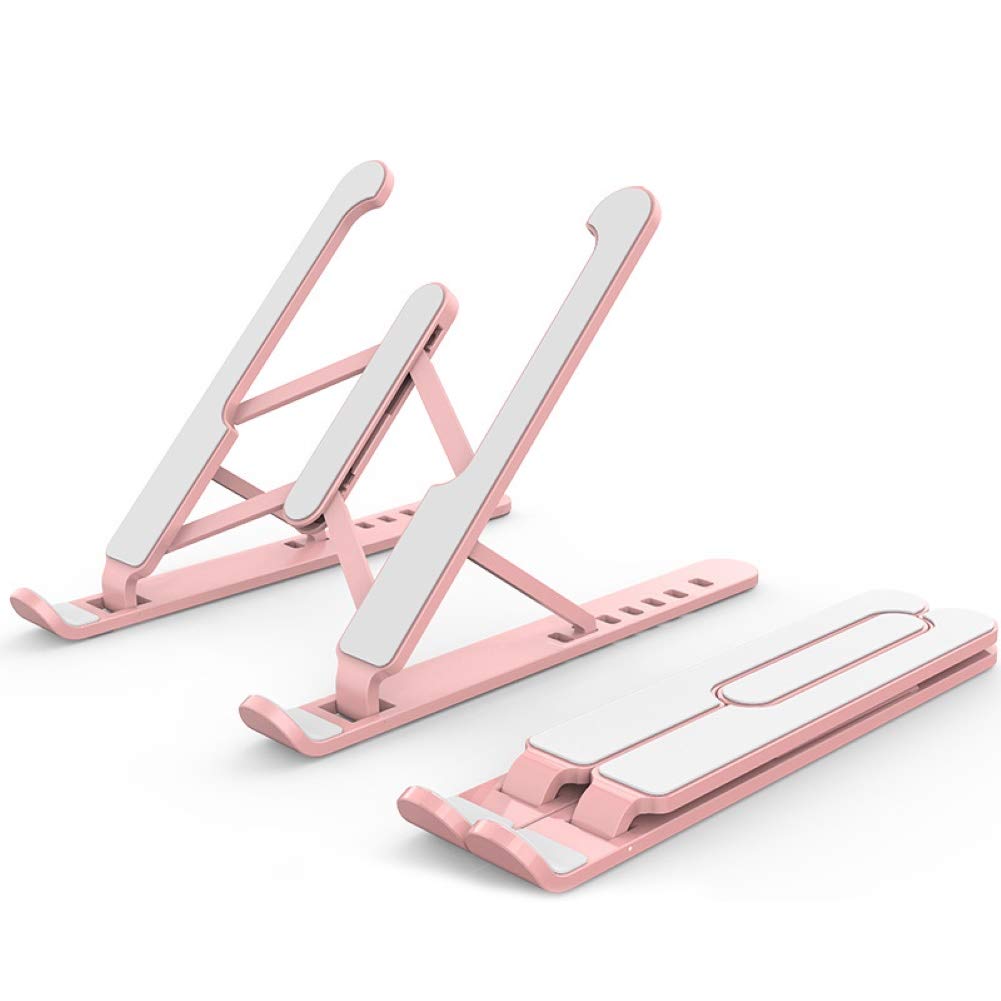Dyllutrwhe Adjustable Foldable Laptop Stand for Desk - Anti-Slip Heat Dissipation Computer Mount Holder for Home, Office, and Gaming