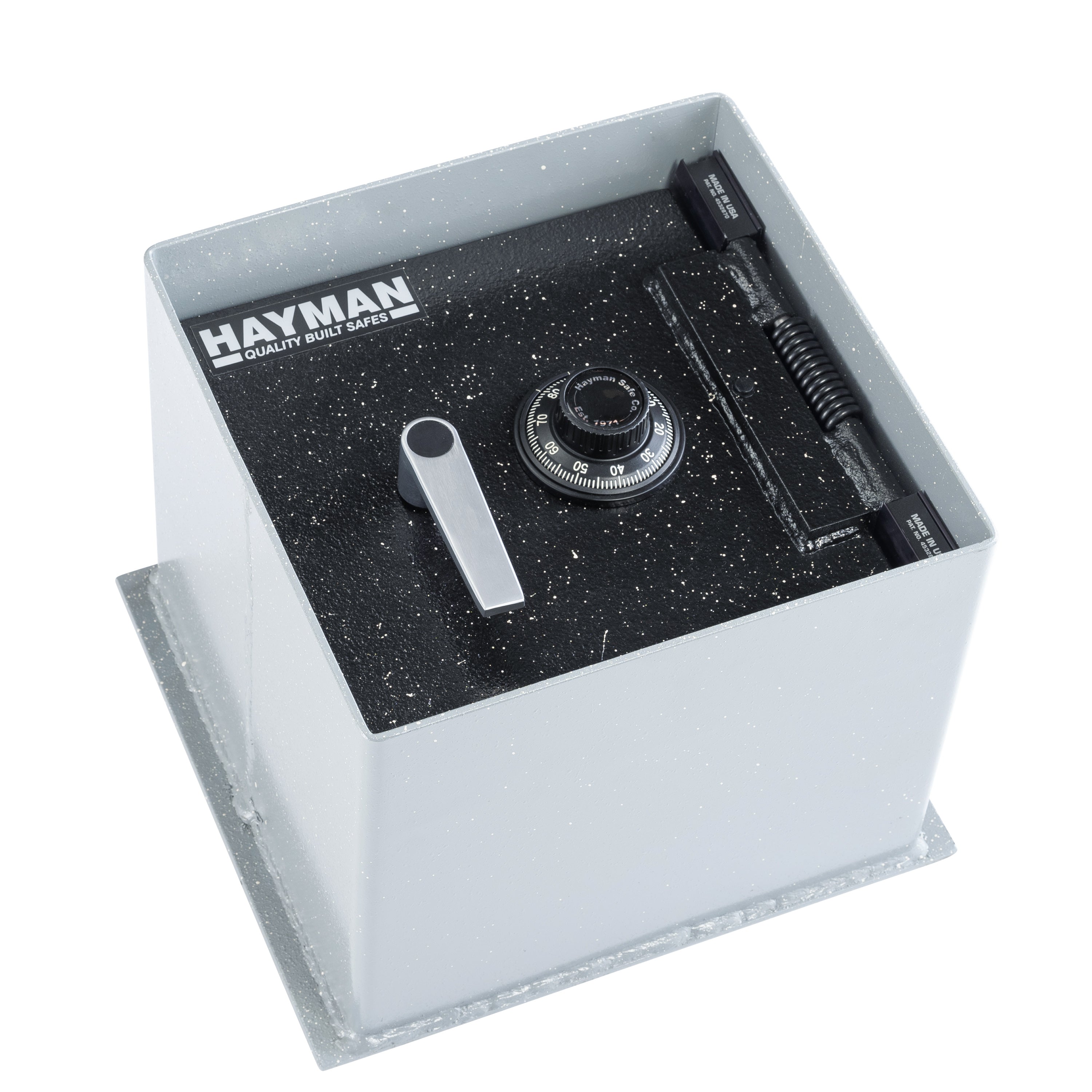 Hayman FS8 Heavy-Duty Steel Floor Safe - Secure Cash, Jewelry & Valuables - Ideal for Home, Office & Business Security