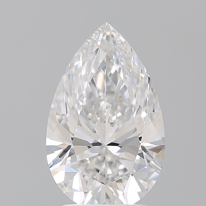 2.56 Carat D Color VVS1 Clarity Pear-Shaped Lab-Grown Diamond for Engagement Rings & Fine Jewelry
