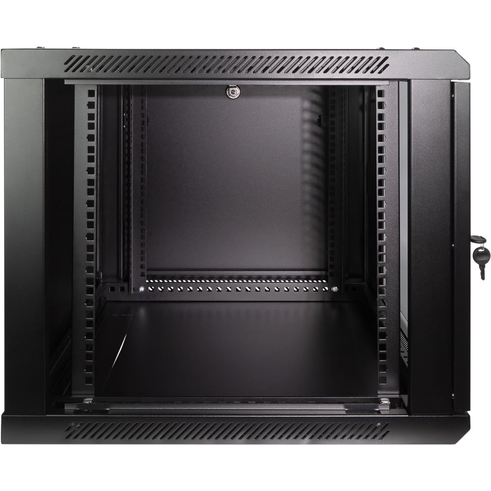 NavePoint 9U Wall Mount Server Rack Cabinet - 23.6