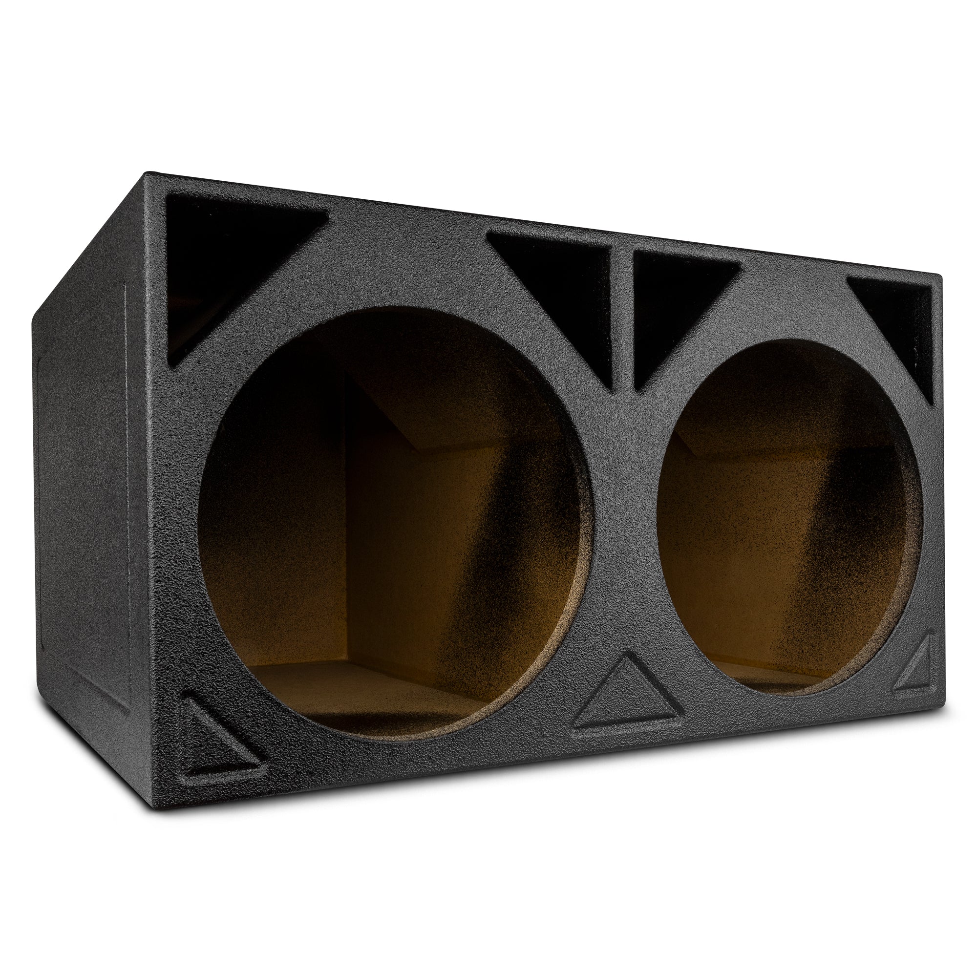 ENS 212TB Turbo Style Ported Subwoofer Enclosure for Car Audio - Dual 12