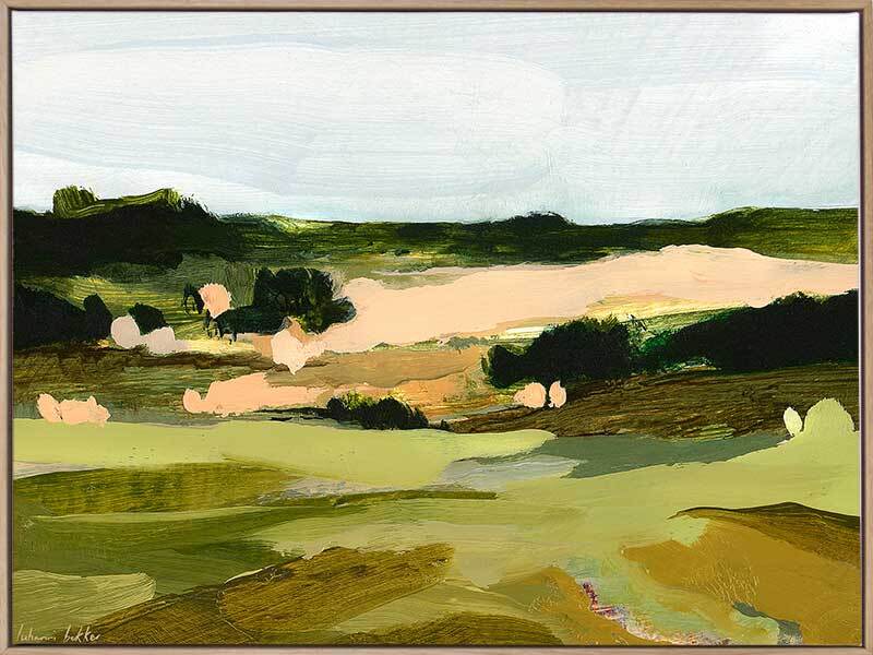 Fields of Green Canvas Art Print - Nature Landscape Wall Decor for Living Room, Bedroom & Office - Perfect for Home & Office Decor
