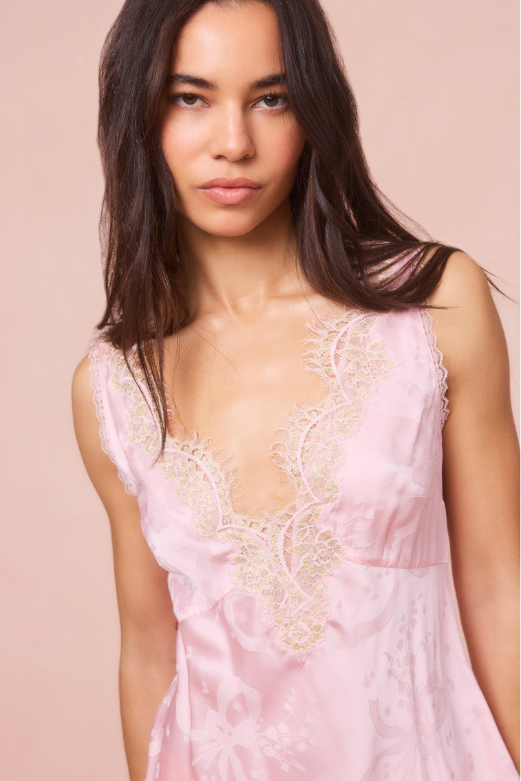 Adette Women's Silk Blend Jacquard Blouse - Elegant & Comfortable for Work, Party & Special Occasions