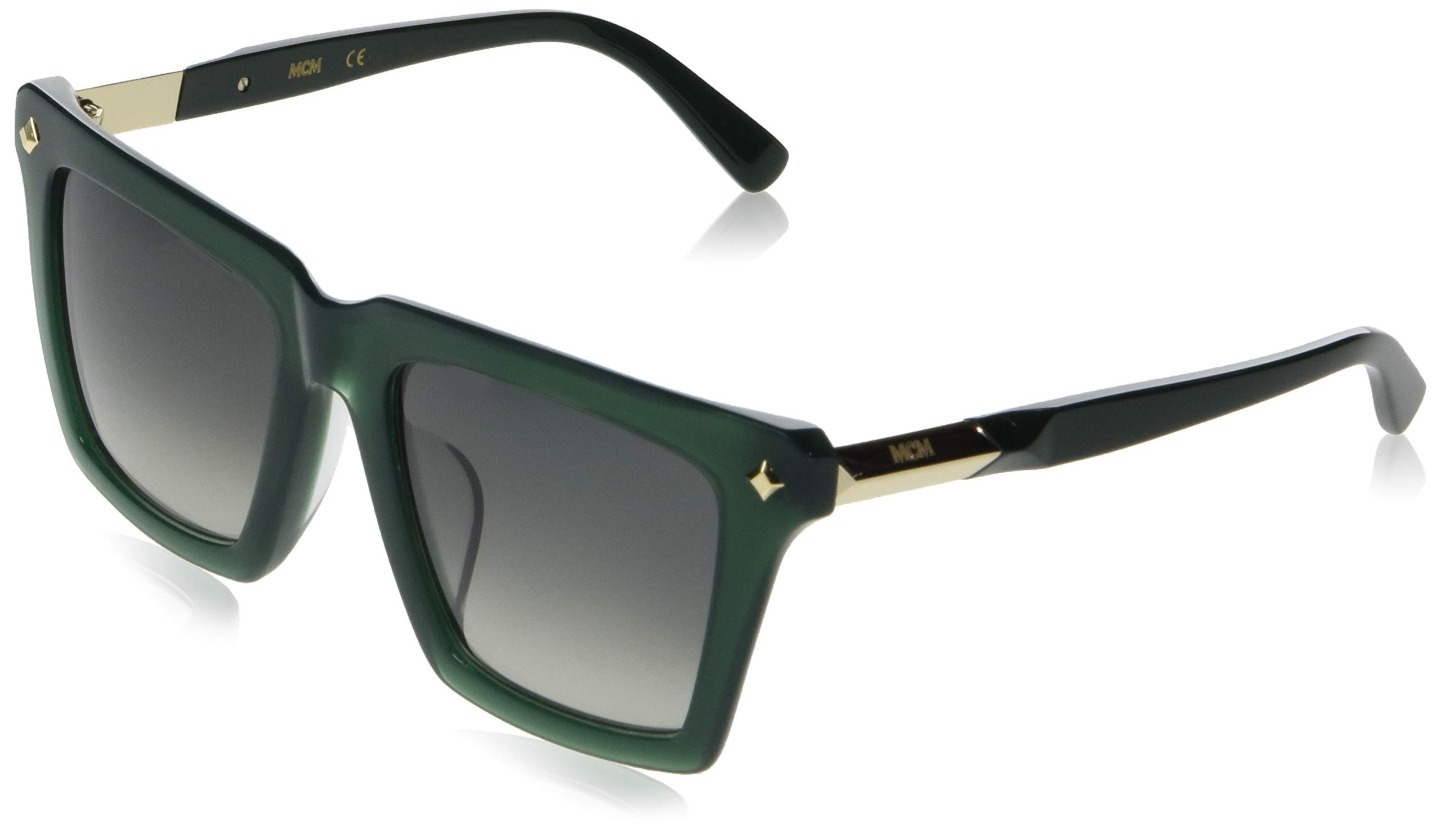 MCM Women's Sunglasses MCM602SA 315 - Forest Green Frame with Grey Lens (55-19-140) | UV Protection Fashion Shades for Outdoor Activities, Beach & Driving