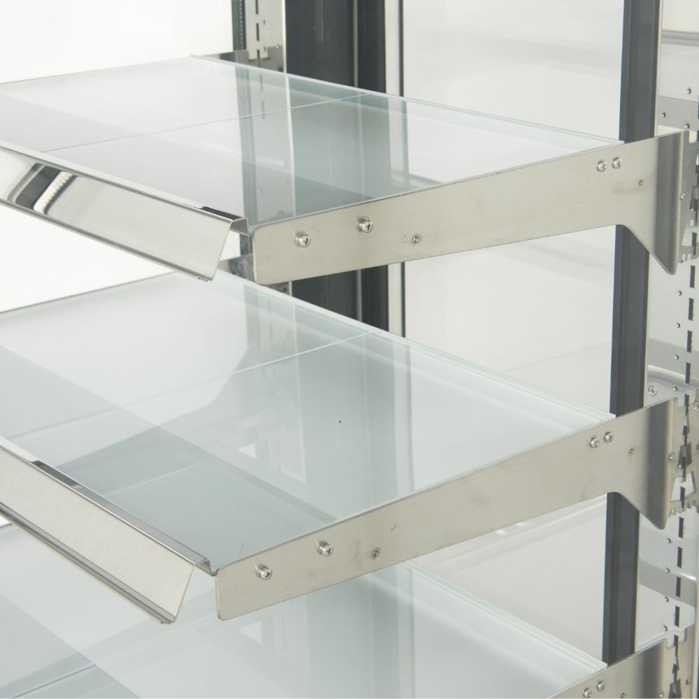 Bromic 4-Tier Commercial Cake Display Case - 1200mm Wide, 542L Capacity, Perfect for Cold Food & Dessert Showcase - Ideal for Bakeries, Cafes, and Buffet Service