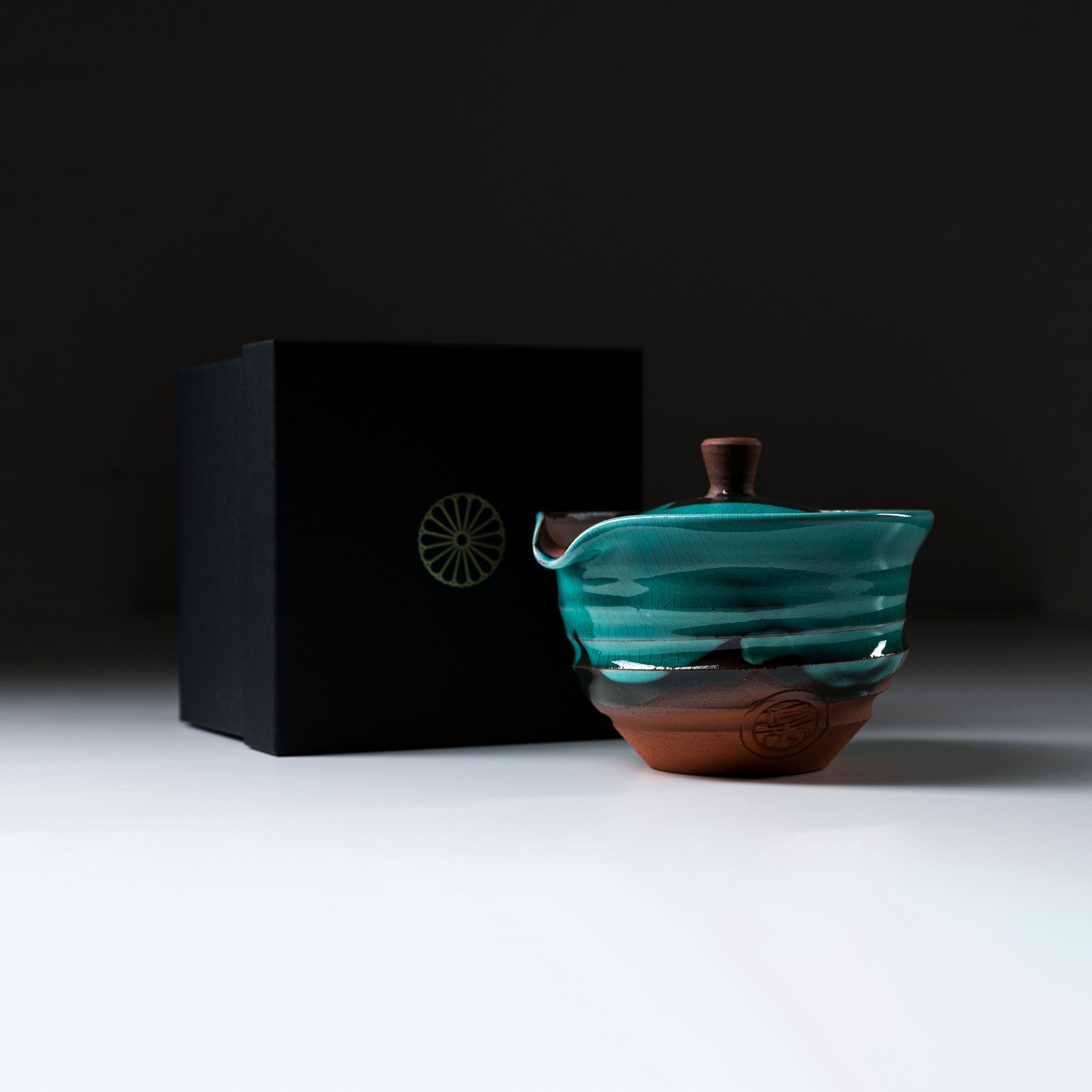 NINSHU Houhin Teapot Hana Roku Sho - Japanese Ceramic Teapot for Green Tea & Matcha | Perfect for Tea Ceremonies, Home Brewing & Gifts