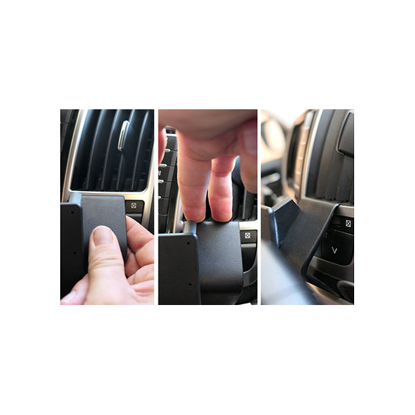 ClicOn No Holes Center Dash Mount for Toyota Landcruiser 200 (2008-2015) - Secure Phone Holder for Off-Road Adventures & Daily Commute