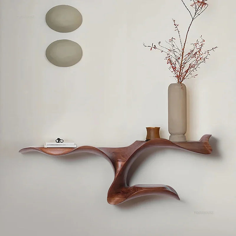 Handcrafted Italian Wooden Console Table - Elegant Entryway & Hallway Decor for Modern Homes