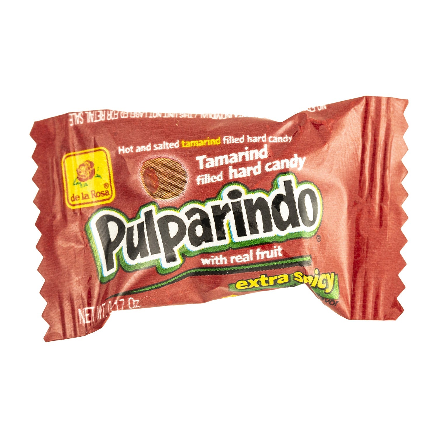 De La Rosa Pulparindo Hard Candy Tamarind Flavor | 68ct Bulk Bag | Mexican Candy for Parties, Gifts & Snacking