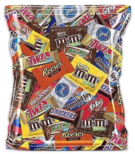 **9lb Bulk Assorted Chocolate Candy Bundle - M&M's Peanut, Plain, Snickers, Kit Kat, Twix, Milky Way & More - Perfect for Parties, Halloween, Christmas & Office Snacks**