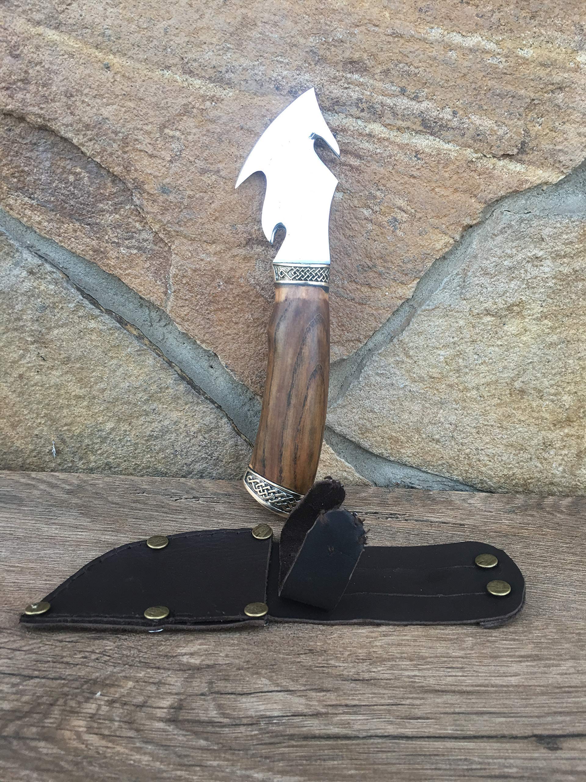Custom Engraved Hunting Knife with Sheath - Personalized Groomsmen Gift for Hunting, Fishing & Survival | Perfect for Outdoor Adventures & Decor