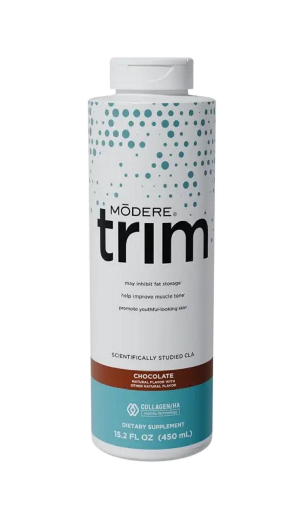 Trim Chocolate 15.2oz Liquid Collagen CLA - Weight Loss Support Drink
