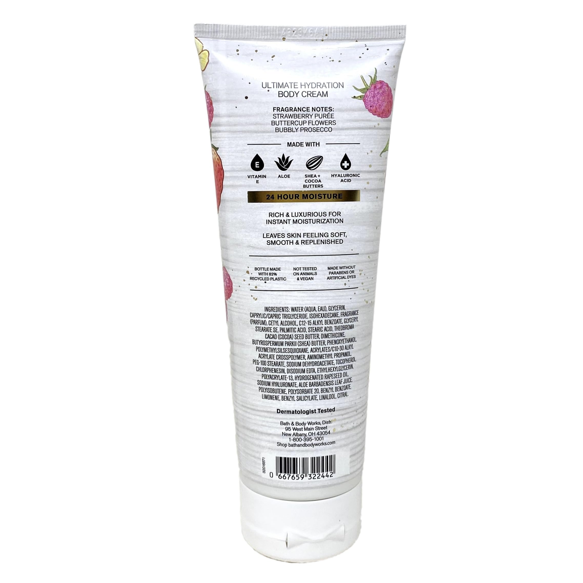 Buttercups & Berry Bellini 2-Pack Hydrating Body Cream Bundle by Bath & Body Works - Ultra Moisturizing for Dry Skin | Perfect for Daily Use, Gift Sets & Spa Nights