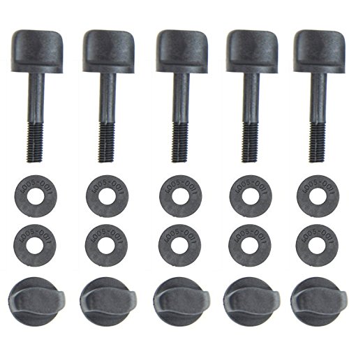 Minelab Metal Detector Coil Hardware Kit for FBS Coils - 5 Sets of Nuts, Bolts & Washers Included | Replacement Parts for Metal Detecting Accessories | Perfect for Treasure Hunting, Beach Combing & Outdoor Adventures